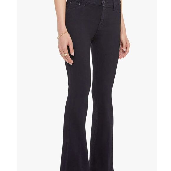 MOTHER The Weekender Deep End Wash Dark Gray/Black Denim Jeans – Size 27 - Picture 6 of 16